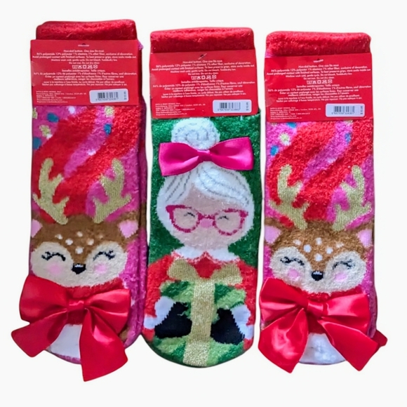 NEW Bath and Body Works Holiday Shea Butter Socks - Picture 4 of 4